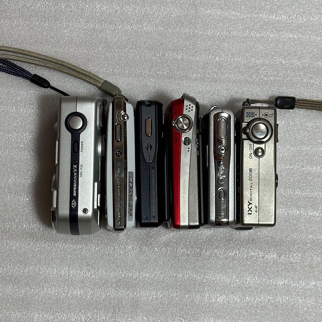 コンパクトデジタルカメラ6台セット　元箱付きも有　ジャンク　コンデジ　まとめ売り