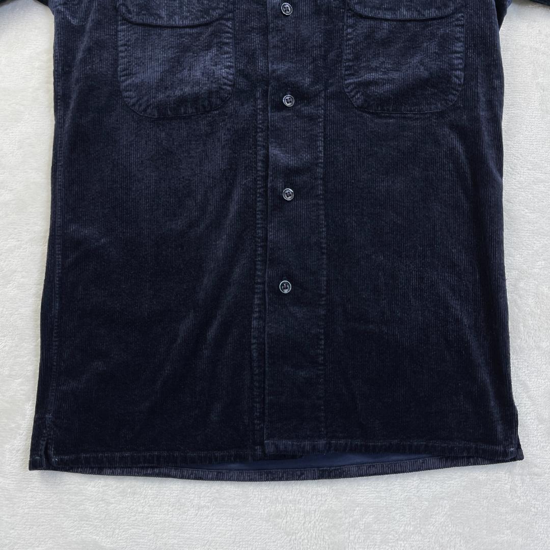 Salvatore Piccolo　コーデュロイシャツ　ネイビー