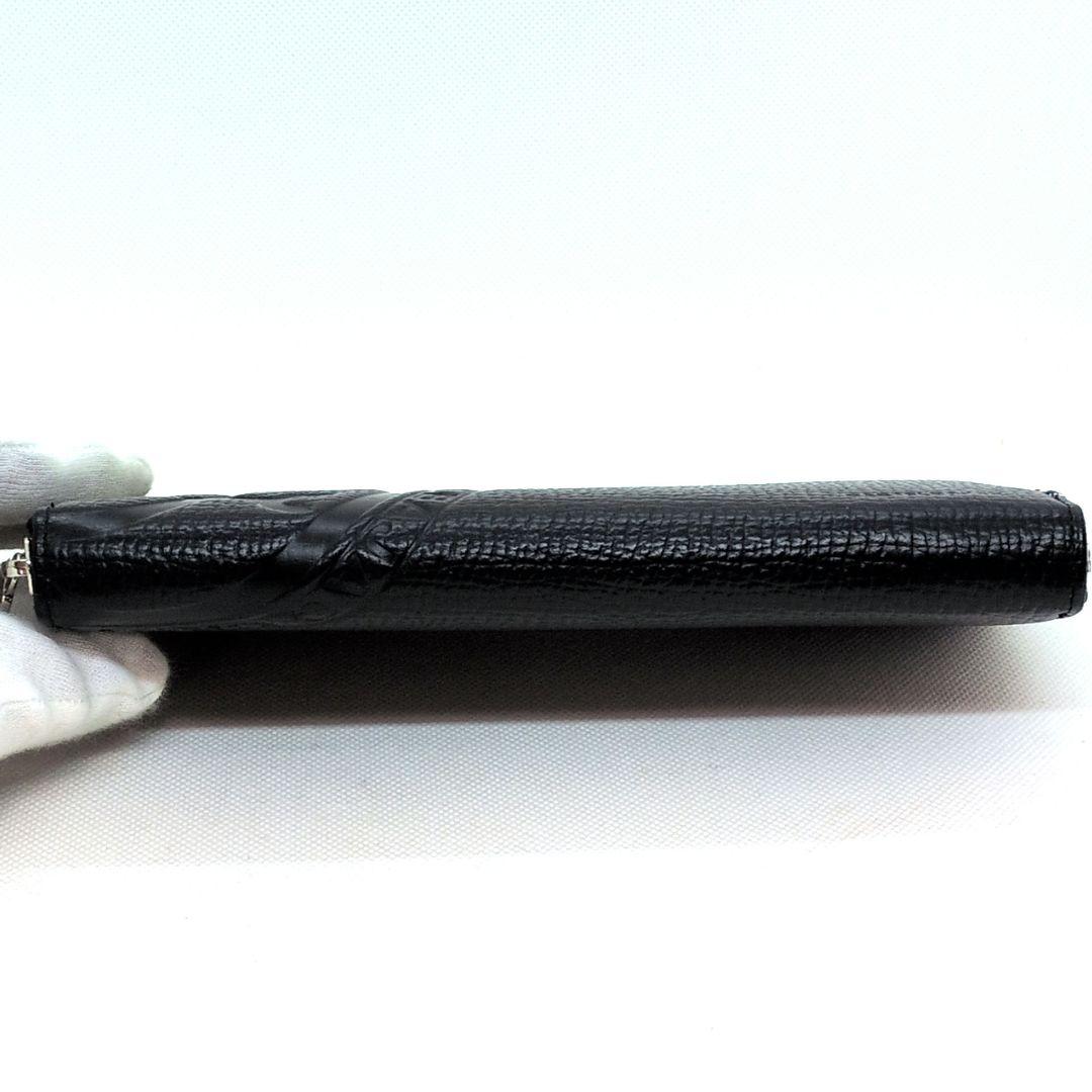 【新品同様】カステルバジャック　ピッコロ　ラウンドファスナー　長財布　デカロゴ