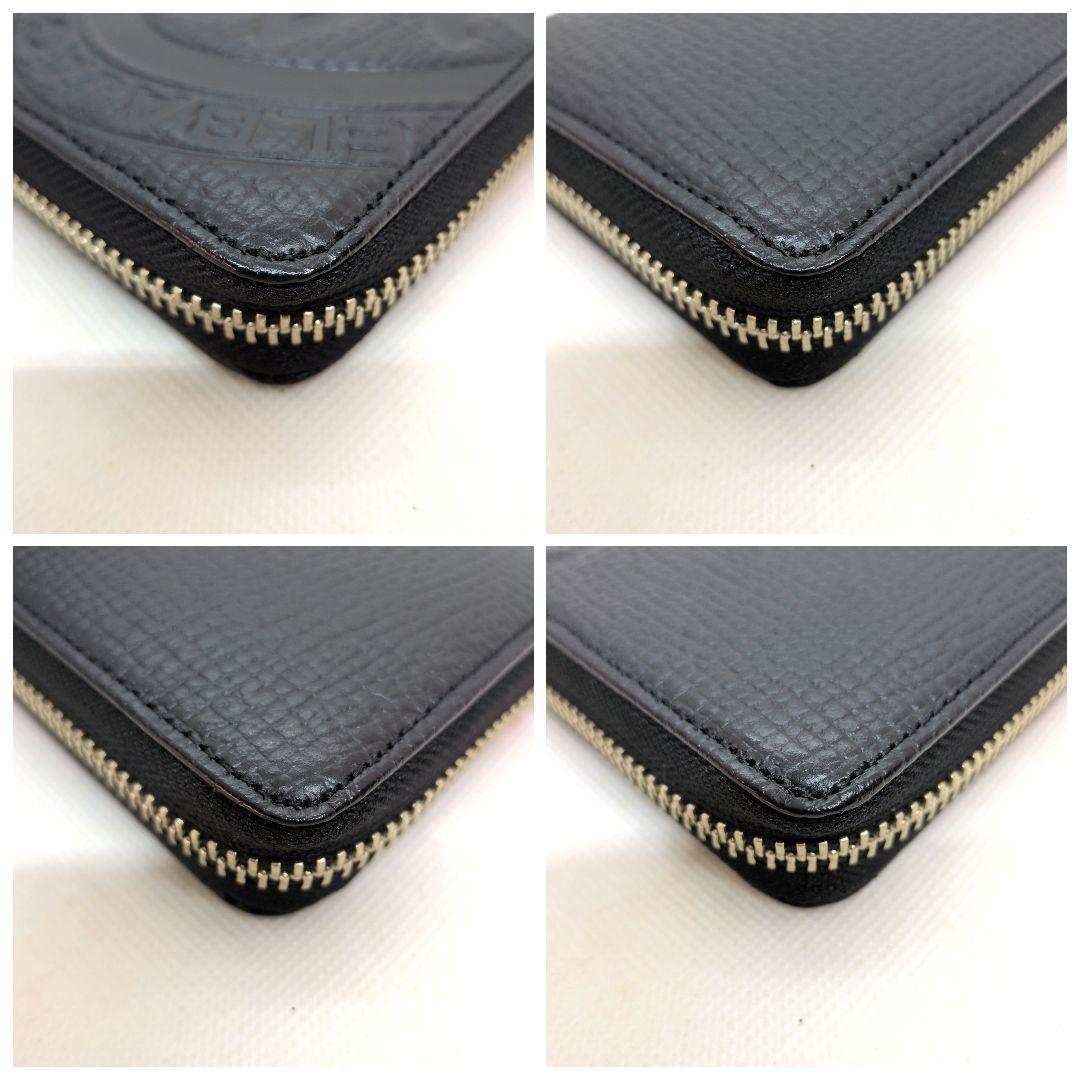 【新品同様】カステルバジャック　ピッコロ　ラウンドファスナー　長財布　デカロゴ