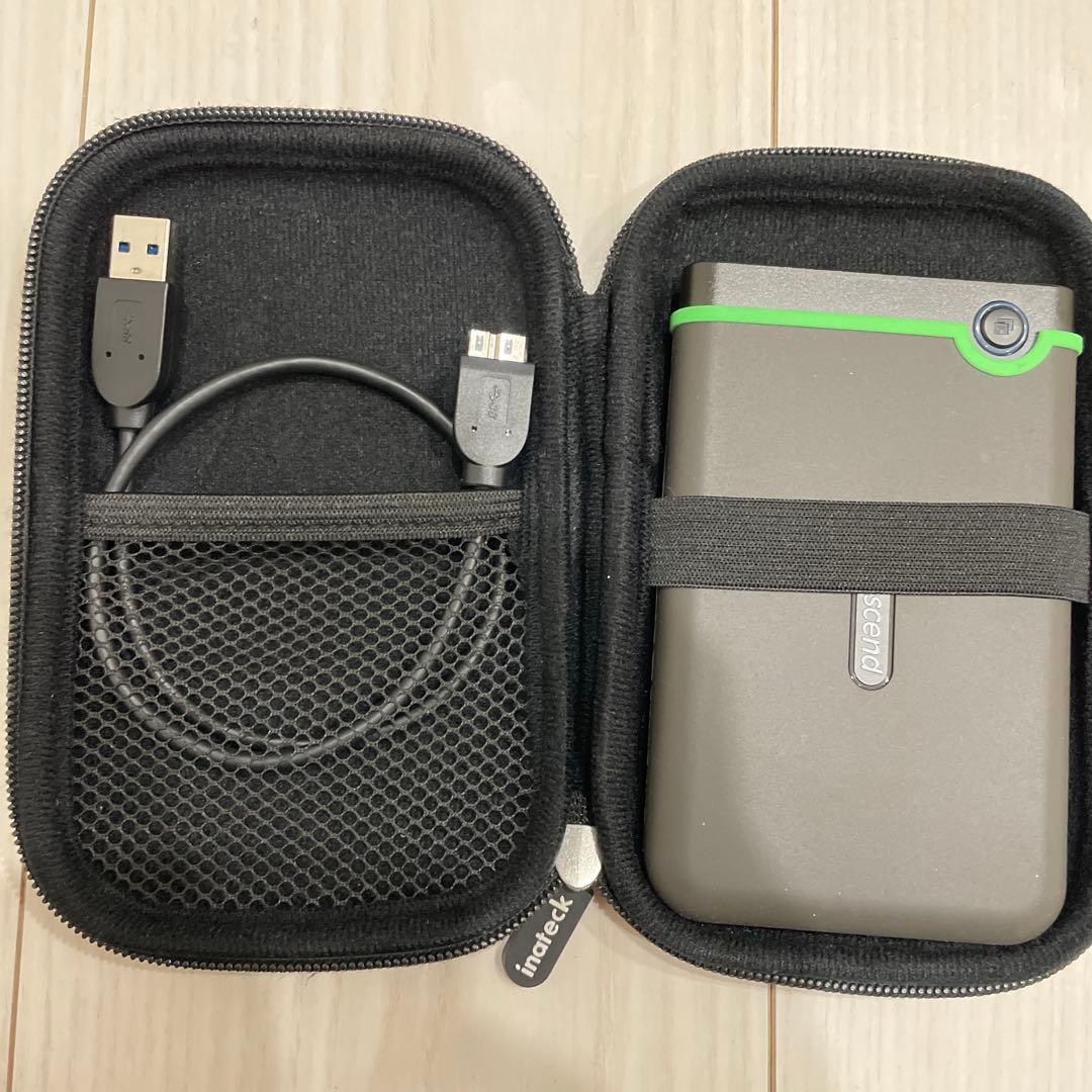 Transcend 外付けハードディスク HDD ポータブル　2T