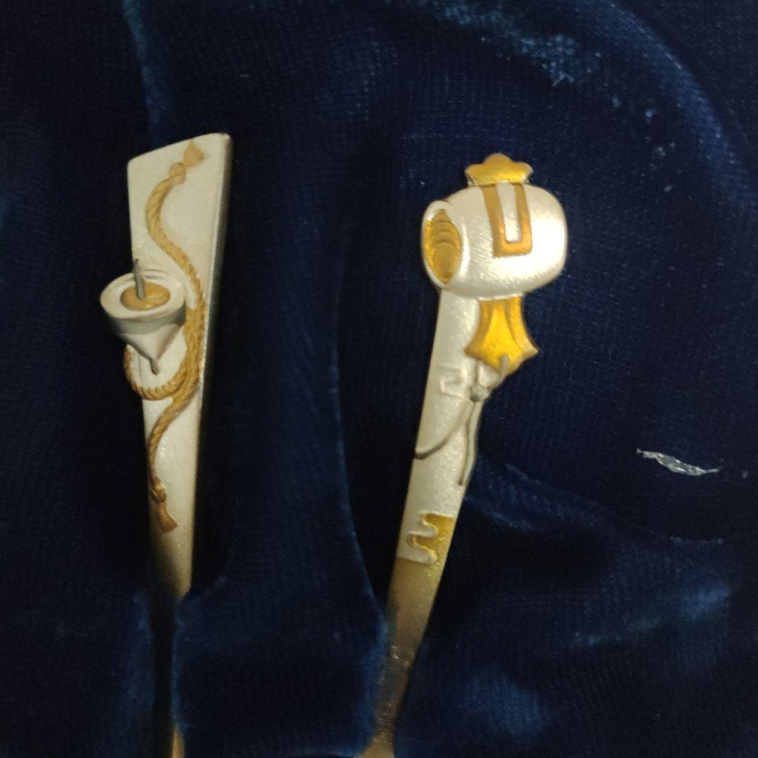 は*る様 純銀楊枝5本セット 新品箱付き