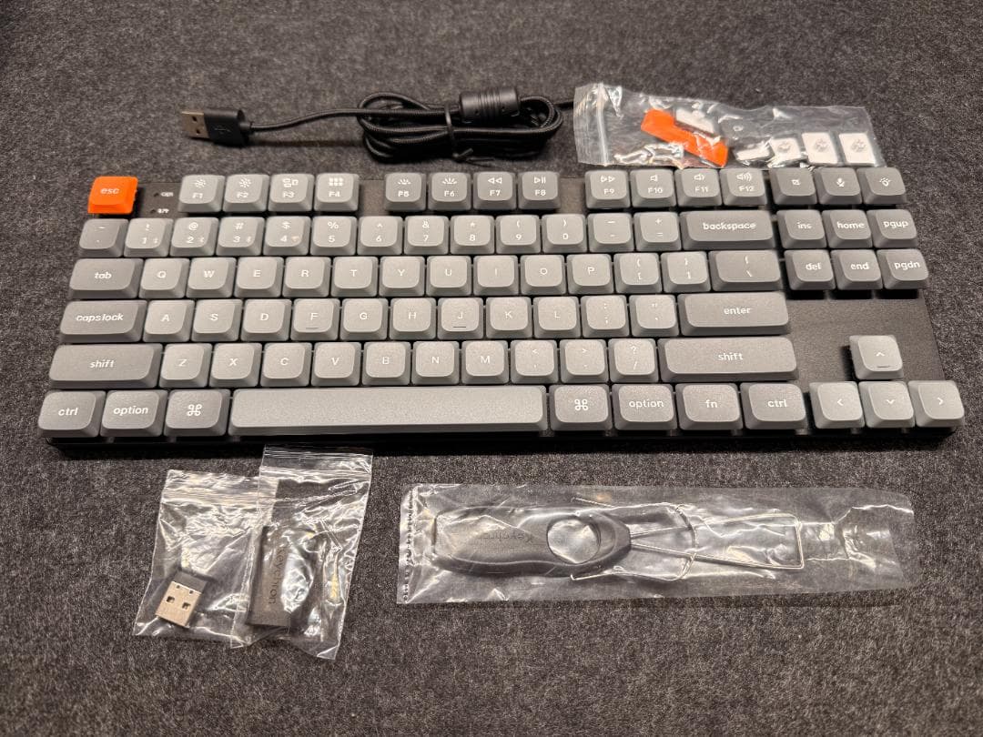 Keychron K1 Max 茶軸 RGBライト ホットスワップ対応 US配列