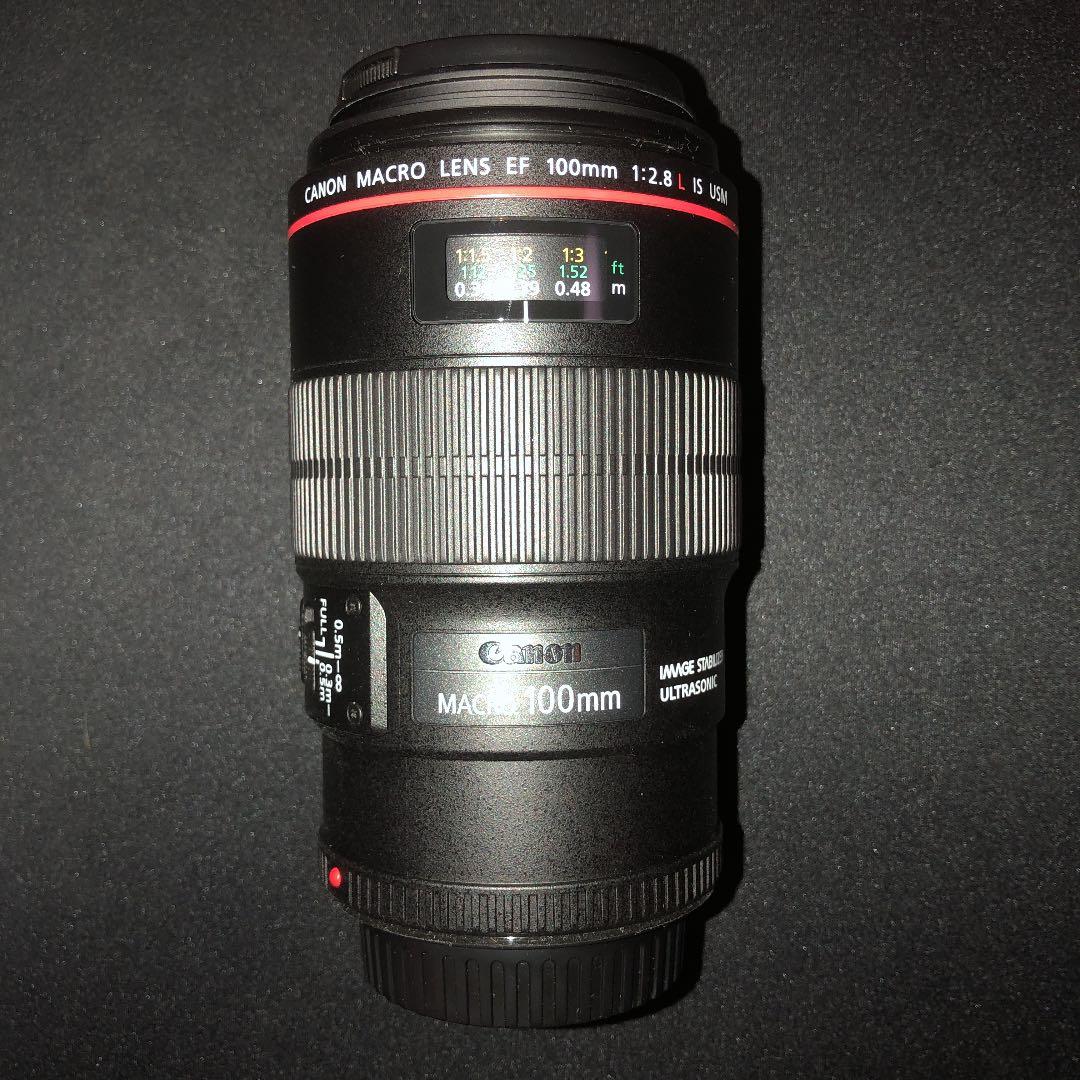 【美品】Canon EF100F2.8Lマクロ IS USM