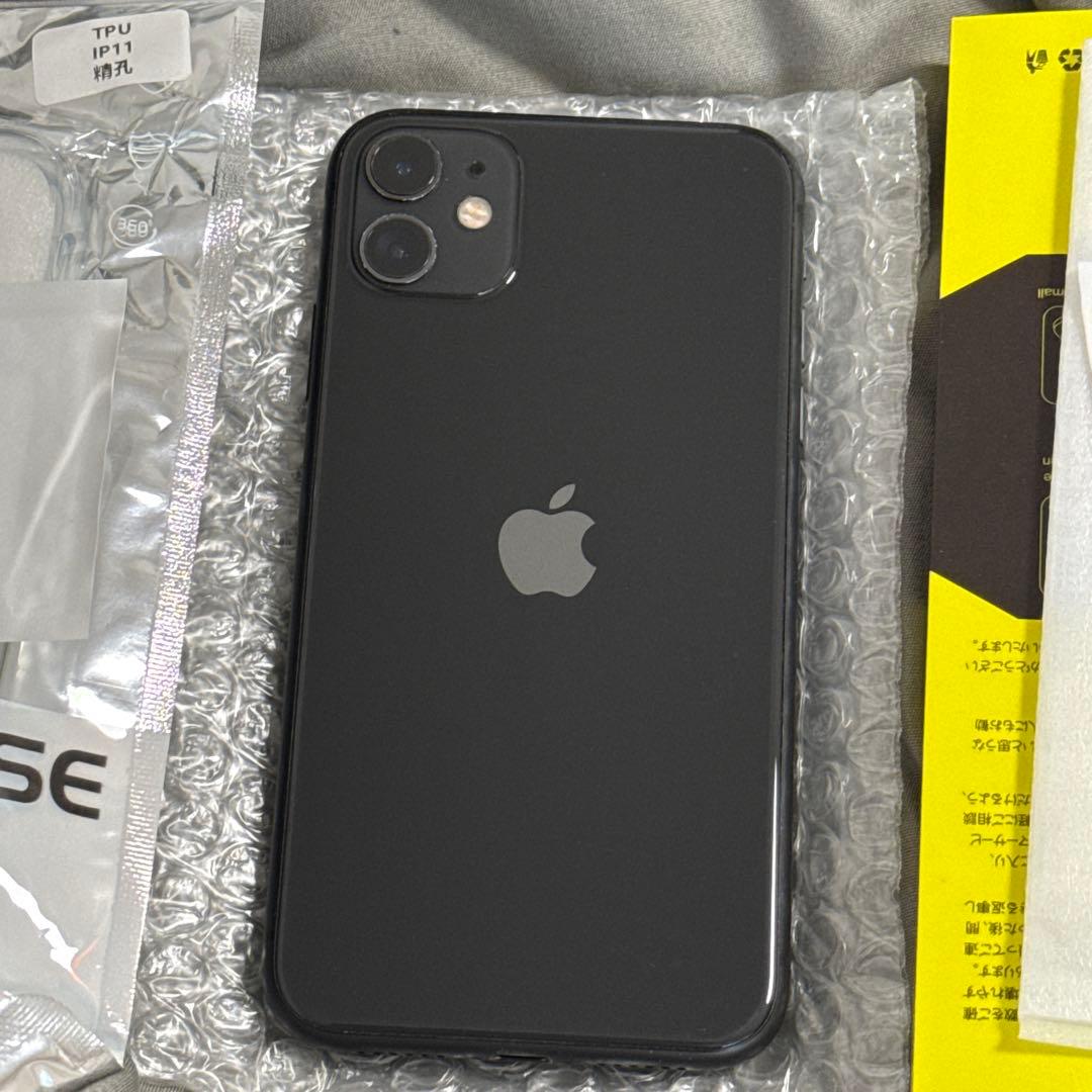 iPhone 11 64GB SIMフリー バッテリー100% & アクセサリー