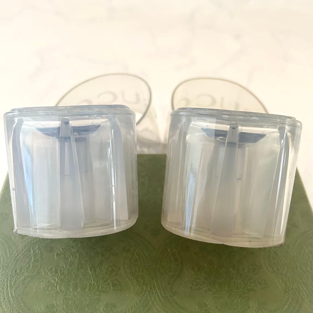 GUCCI クリア エンボスロゴ チャンキーヒール サンダル 39 保存袋 箱付