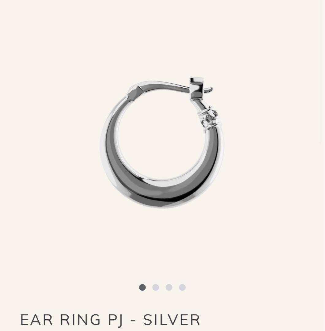 アクセサリー EAR RING PJ - SILVER