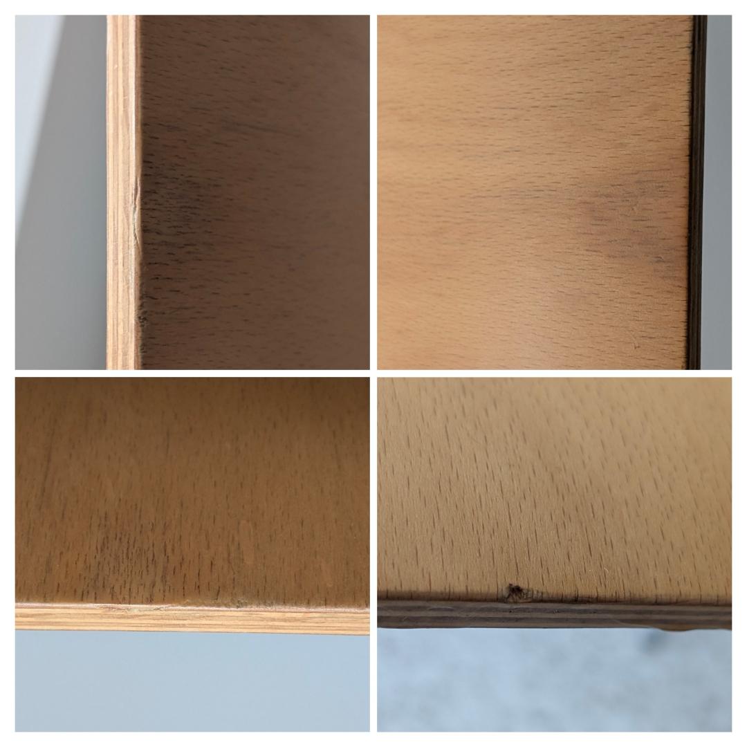 90s ビンテージ ラムホルツ キャンパス プライウッド チェア スチール 椅子