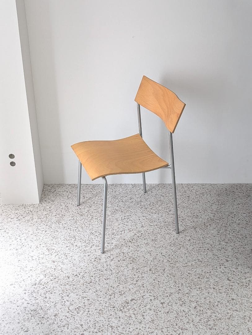 90s ビンテージ ラムホルツ キャンパス プライウッド チェア スチール 椅子