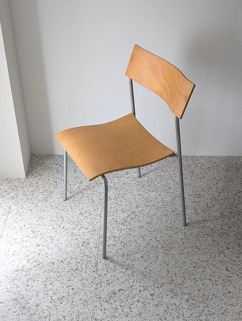 90s ビンテージ ラムホルツ キャンパス プライウッド チェア スチール 椅子