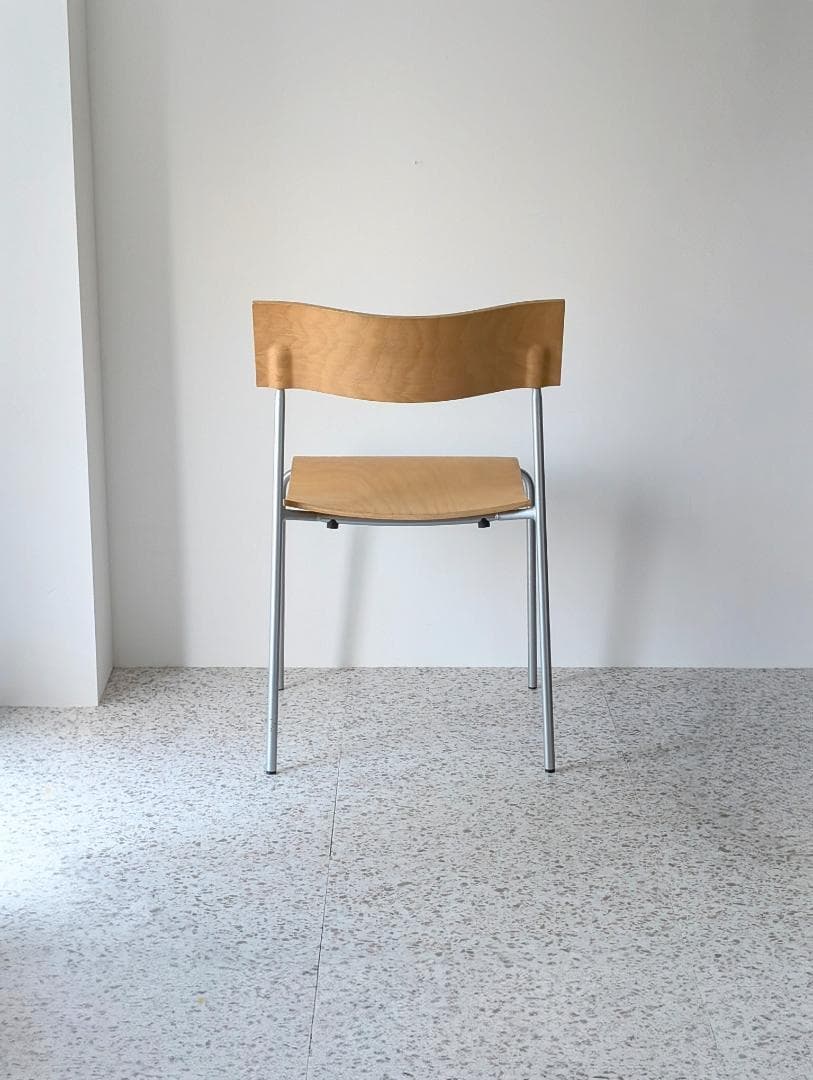 90s ビンテージ ラムホルツ キャンパス プライウッド チェア スチール 椅子