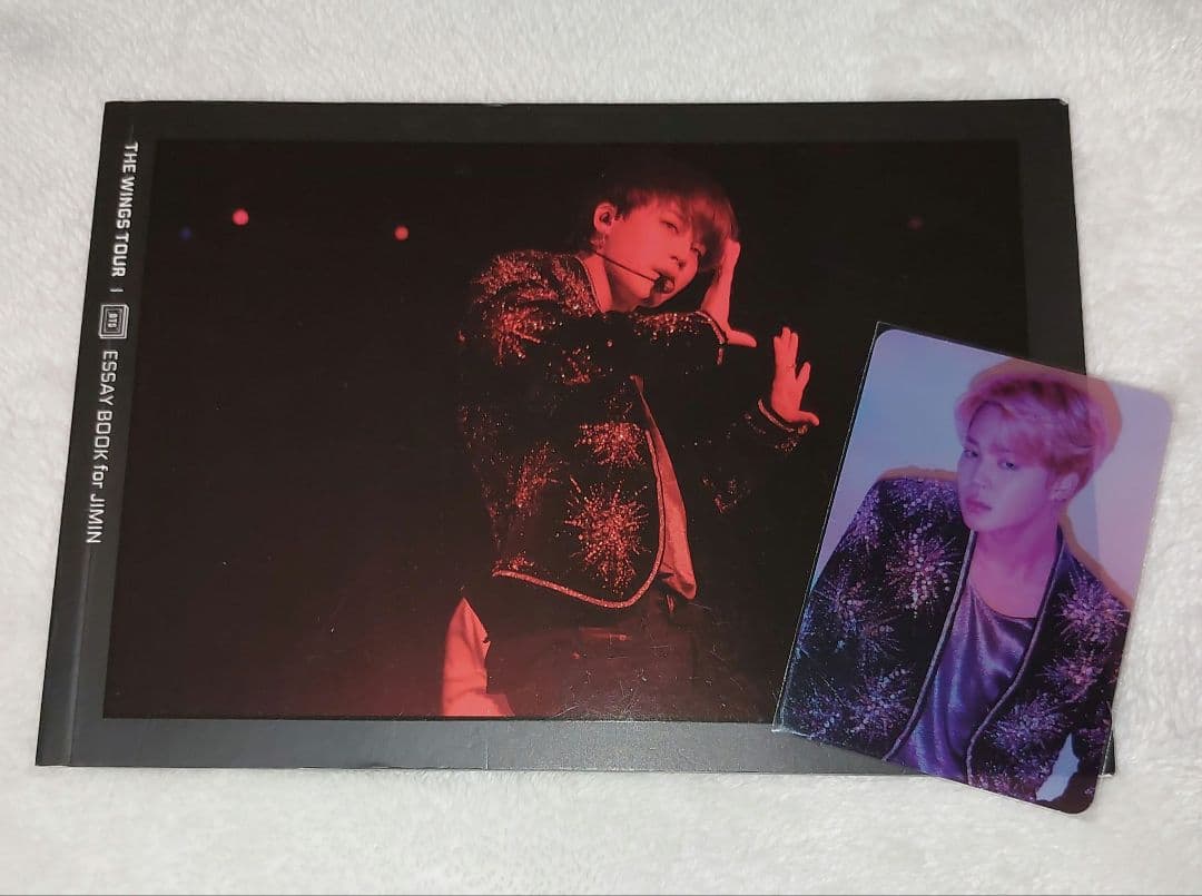 BTS wings tour essay Book＆トレカ ジミン Jimin