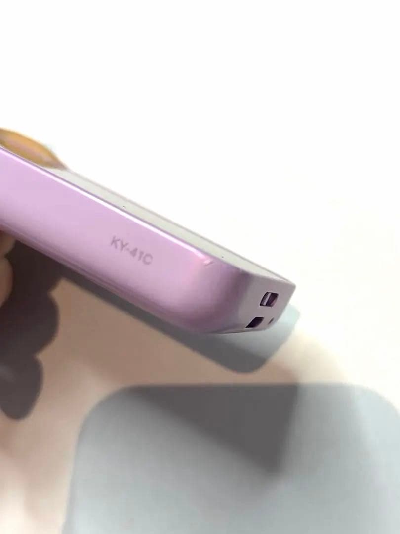 キッズケータイdocomo KY-41C パープル 本体