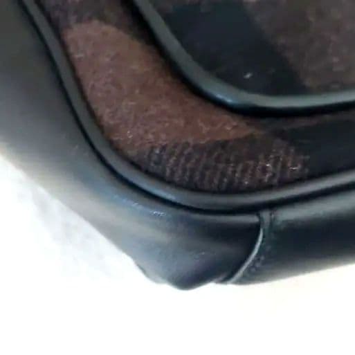 COACH　コーチ　ウール×レザー　2WAY　ショルダーバッグ　ビジネスバッグ