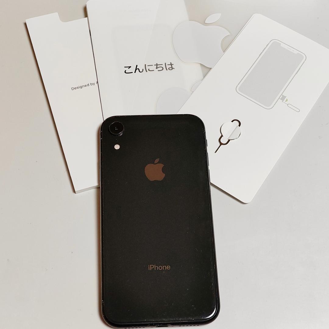 中古 Apple iPhone XR 本体のみ 64GB ブラック SIMフリー