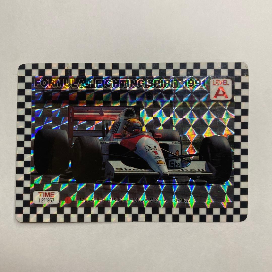 【中古】カード　F1 マクラーレン　ホンダ　1 アイルトン・セナ