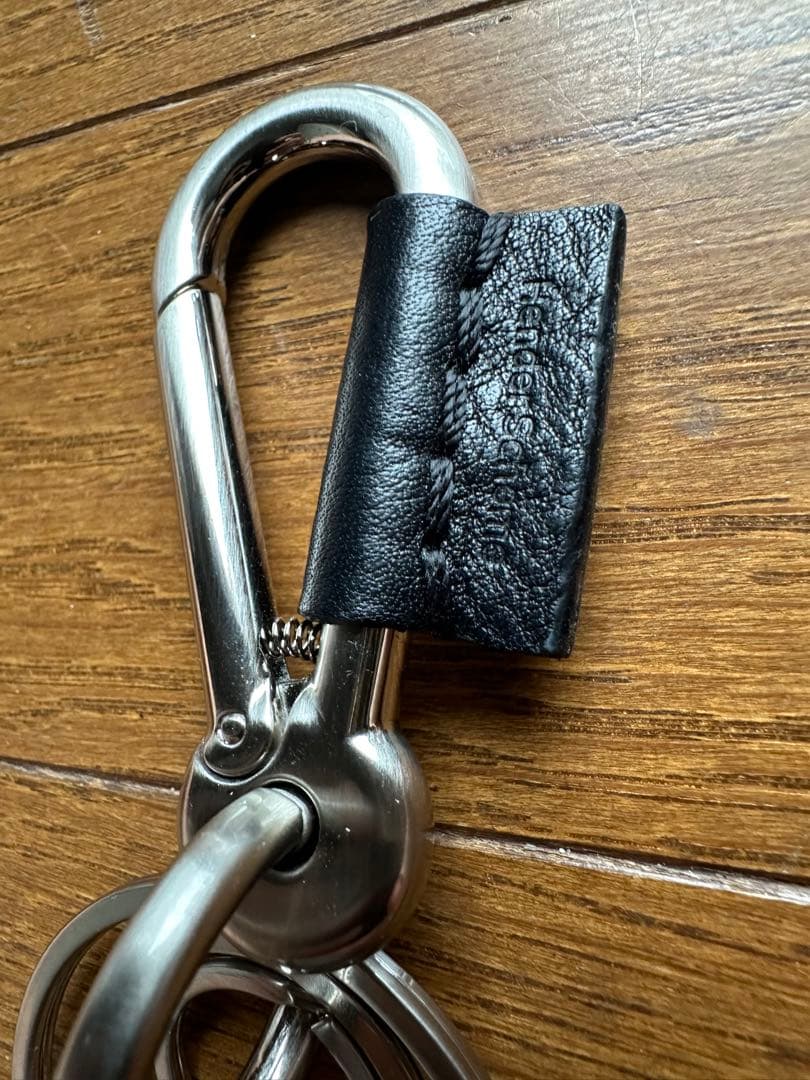 ほぼ未使用 エンダースキーマー カラビナ キーホルダー キーケース ブラック