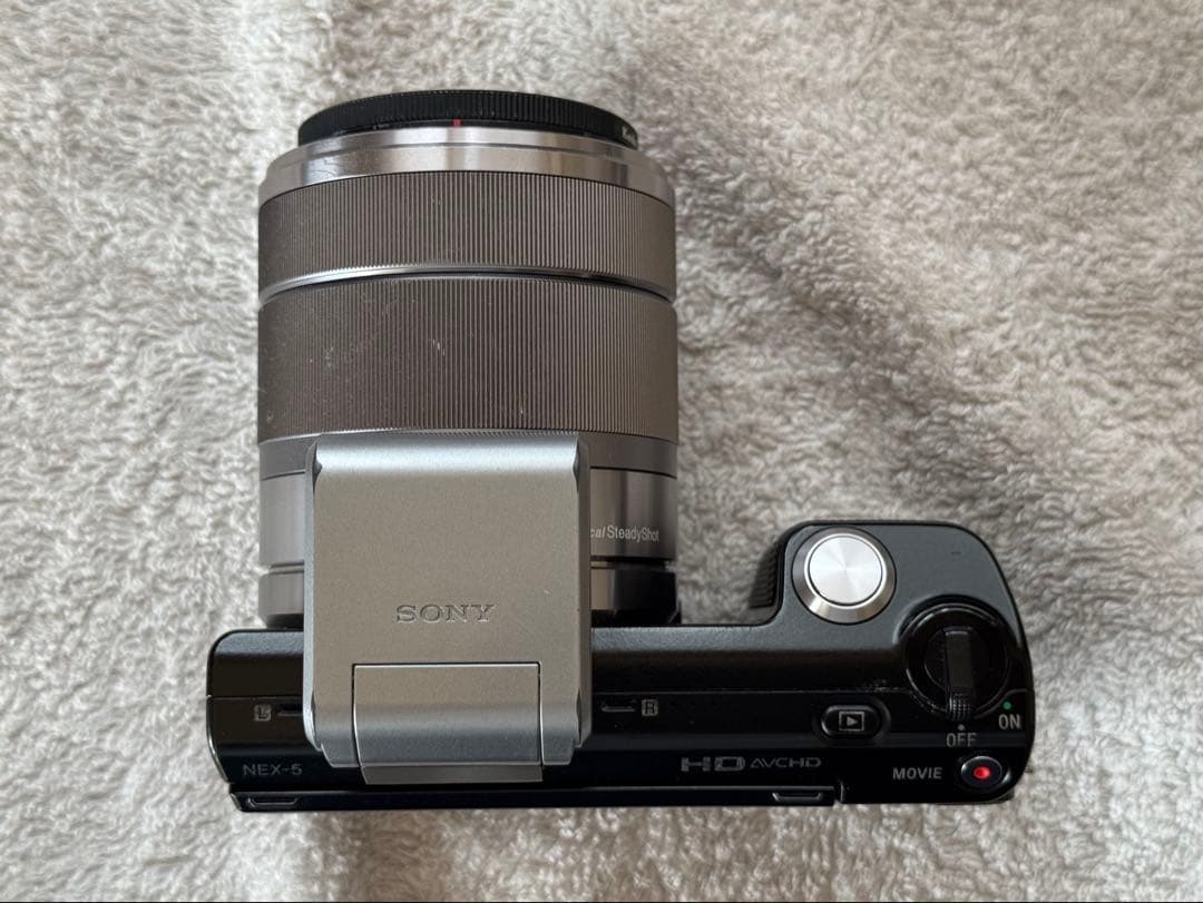 【レンズ付】ソニーNEX−5ブラックαシリーズミラーレス初号機
