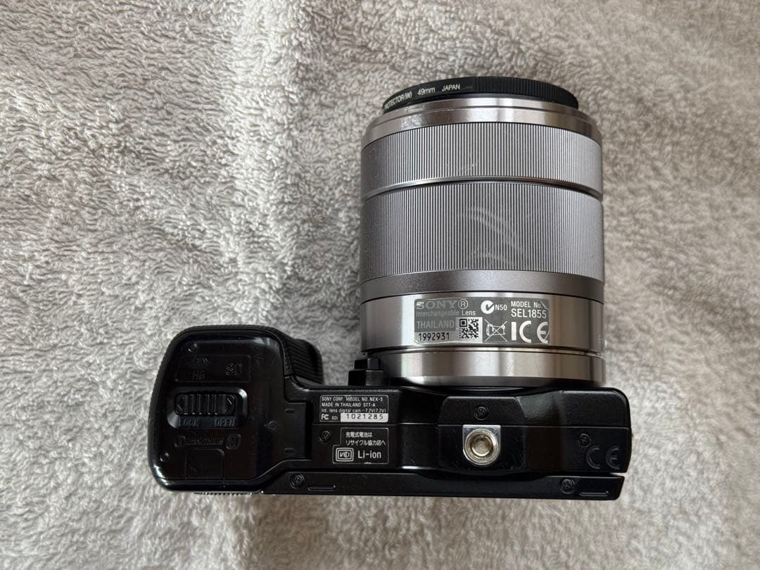 【レンズ付】ソニーNEX−5ブラックαシリーズミラーレス初号機
