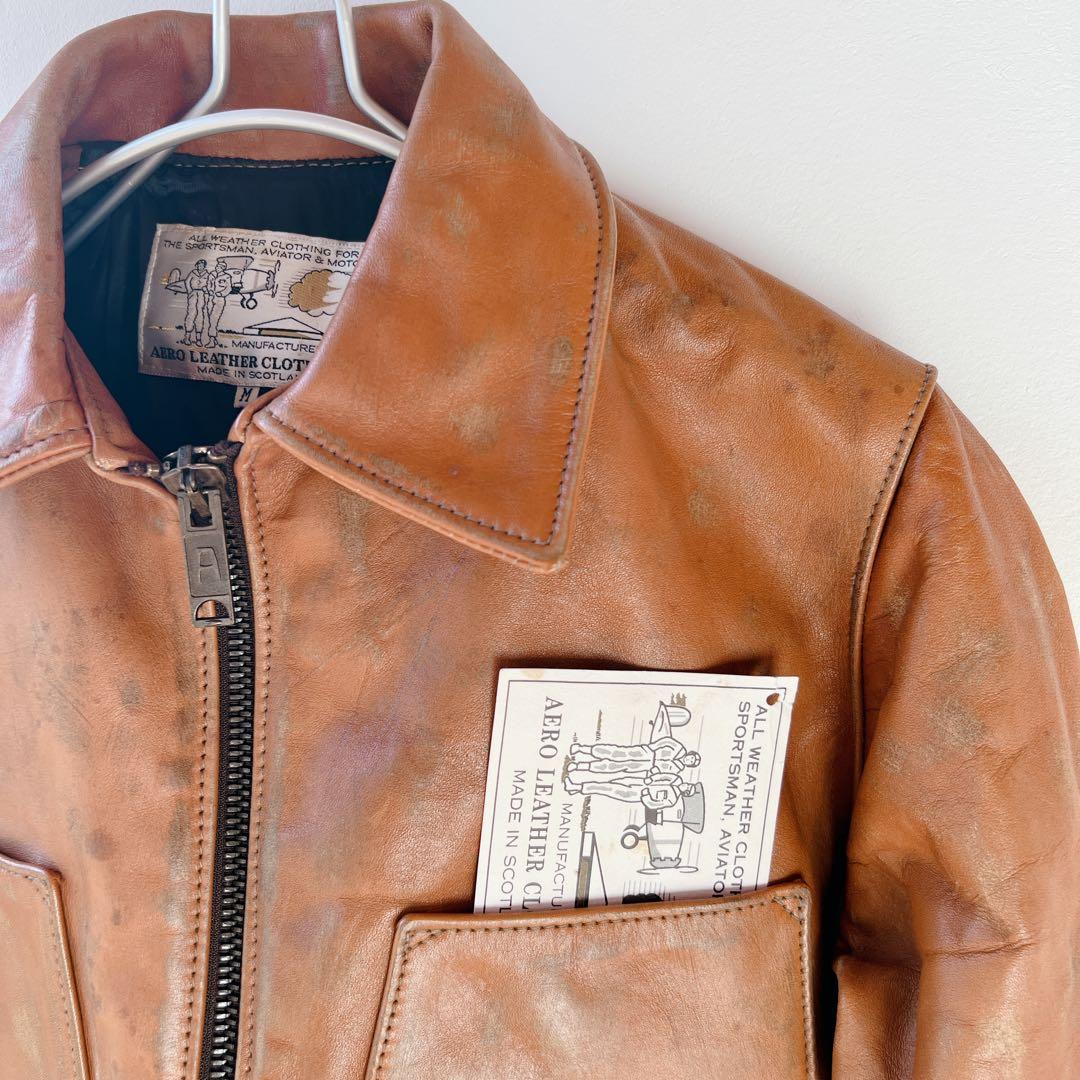 美品✨エアロレザー　Aero leather レザージャケット　ライダース