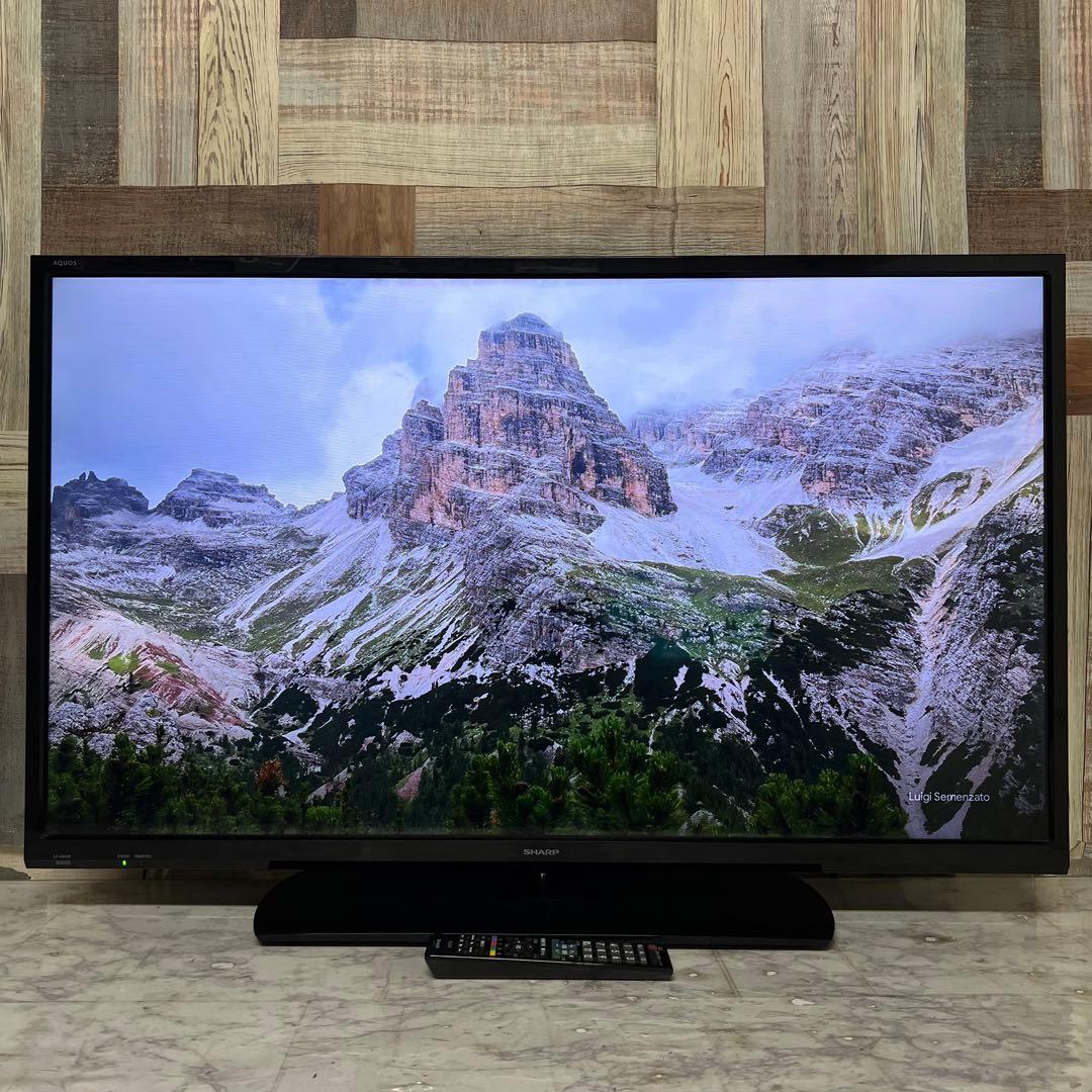 即日受渡❣️全国送料込SHARP 40型色鮮やかでクリアな映像再現、裏番組録画可