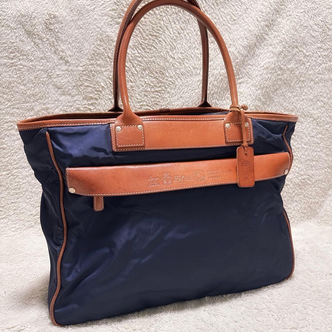 Felisi ナイロントートバッグ14-26 ネイビー A4 PCOK
