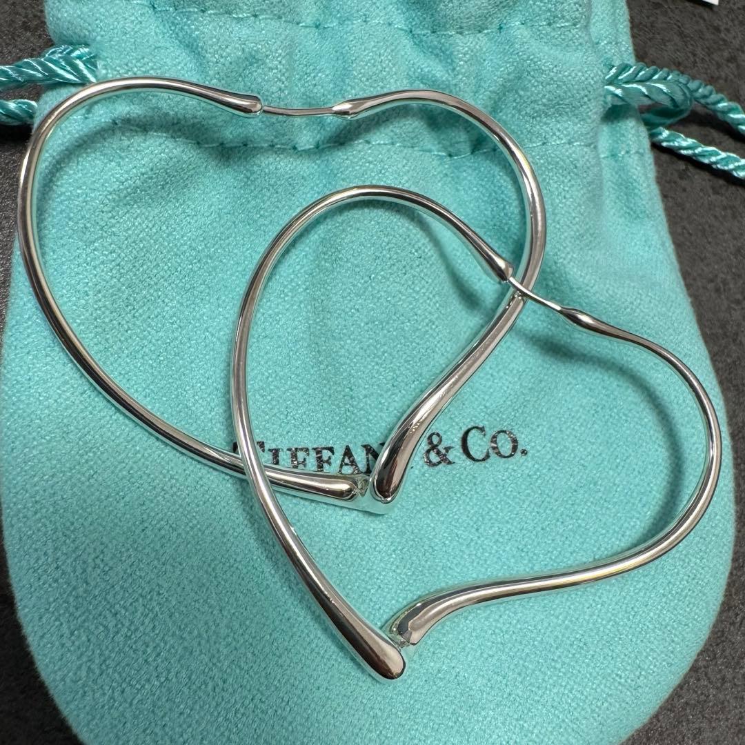 Tiffany&Co. エレサ・ペレッティ　オープンハートフープピアス