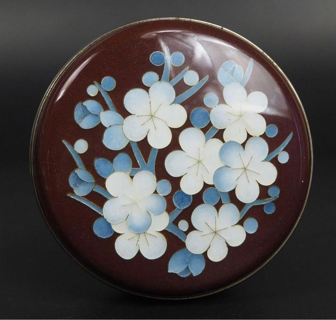 送料無料　日本製　安藤七宝店梅花尽くし宝石箱