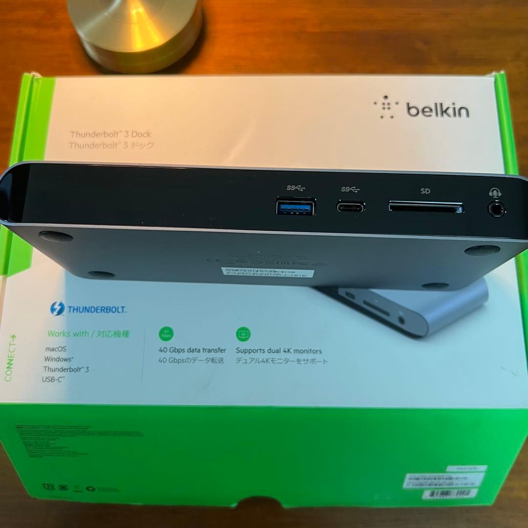 Belkin Thunderbolt 3 Dock USBハブ