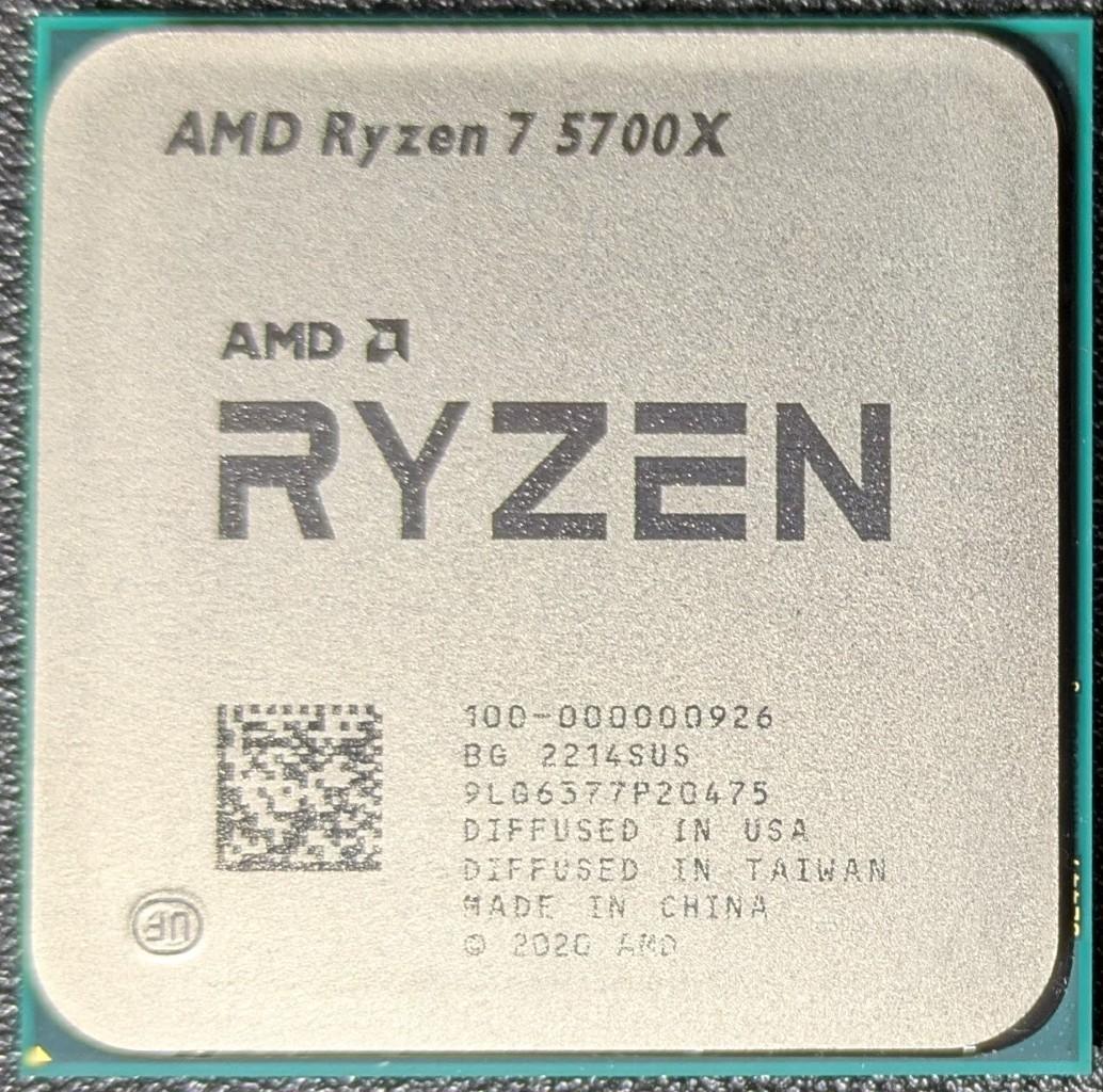 国内正規品 AMD Ryzen 7 5700X 5000シリーズ CPU 本体