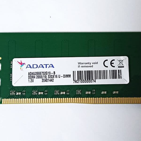 ADATA 32GB DDR4 2666MHz メモリ 動作確認済