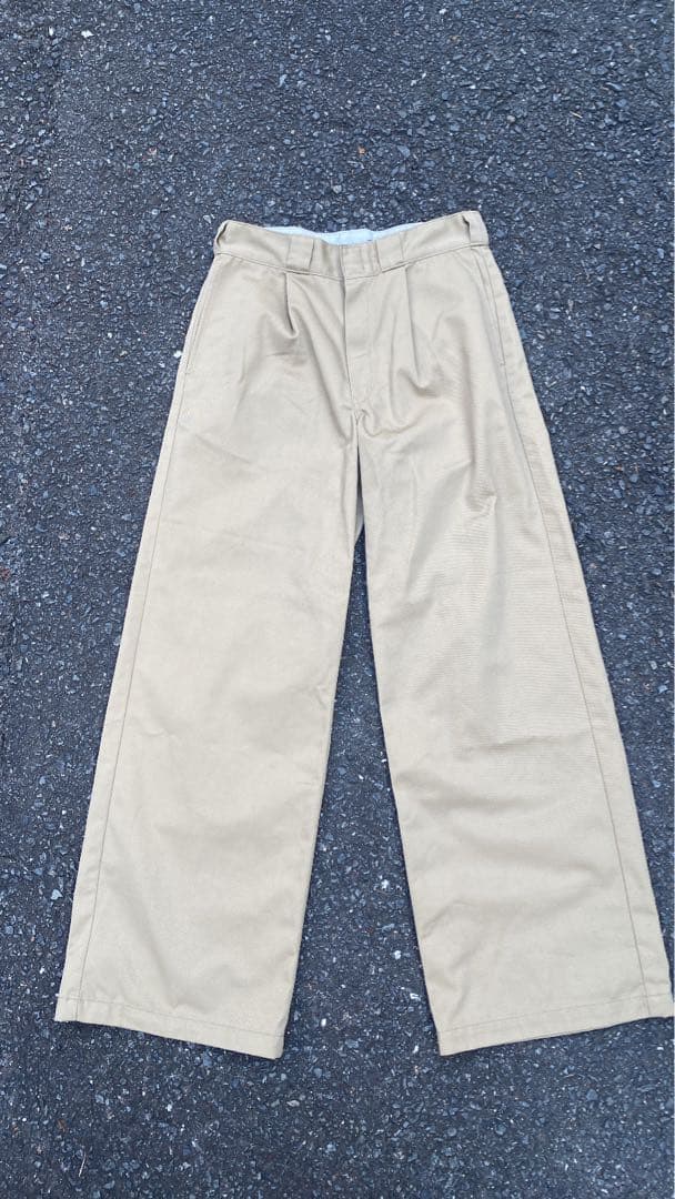Dickies×ok.soon ワイドチノ ベージュ