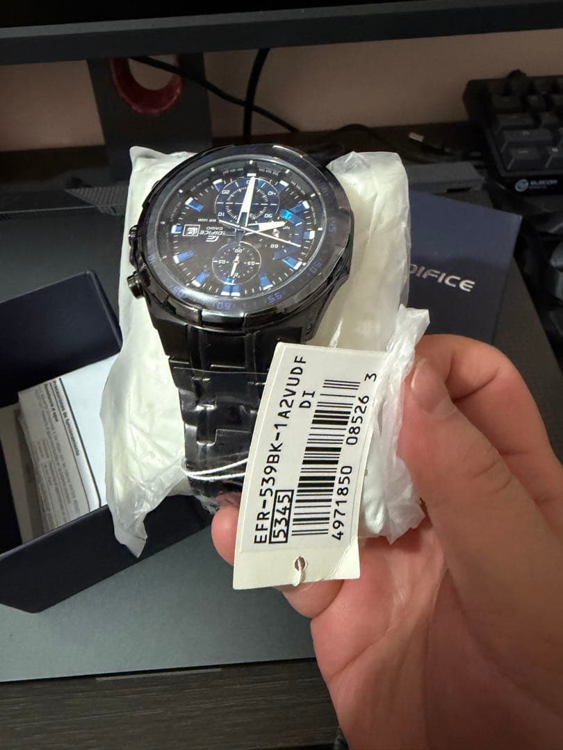 Casio edifice EFR-539BK-1A2Vカシオエディフィス未使用