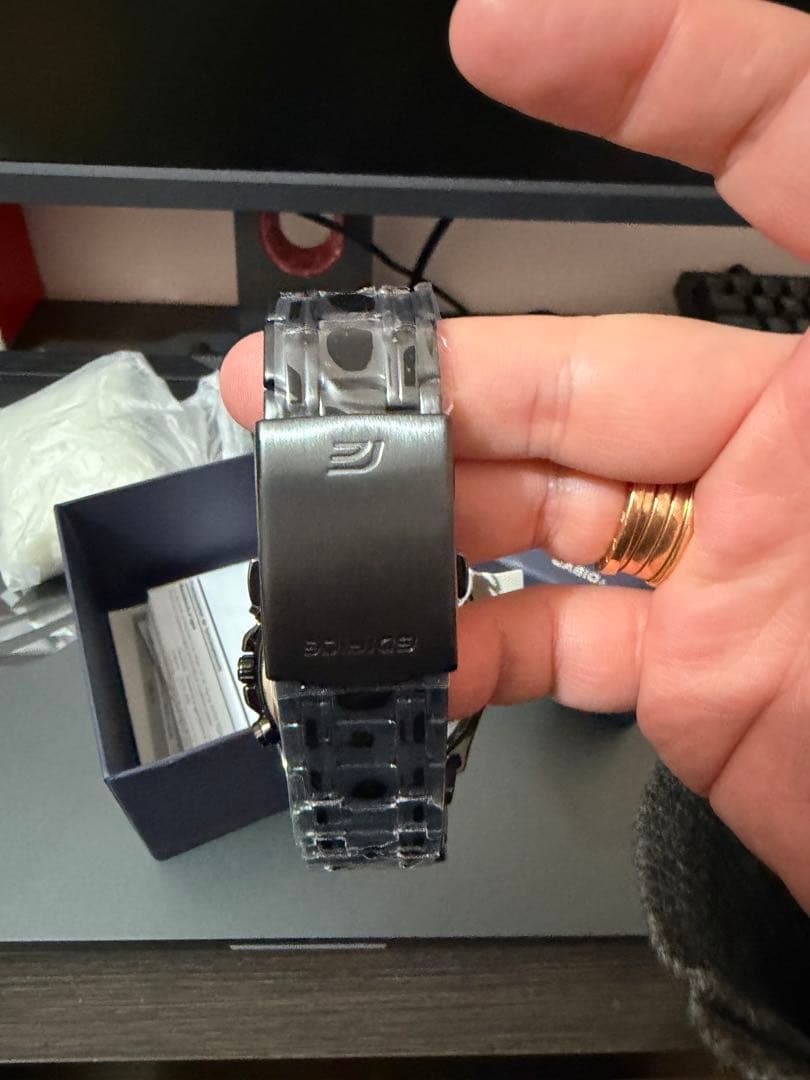 Casio edifice EFR-539BK-1A2Vカシオエディフィス未使用