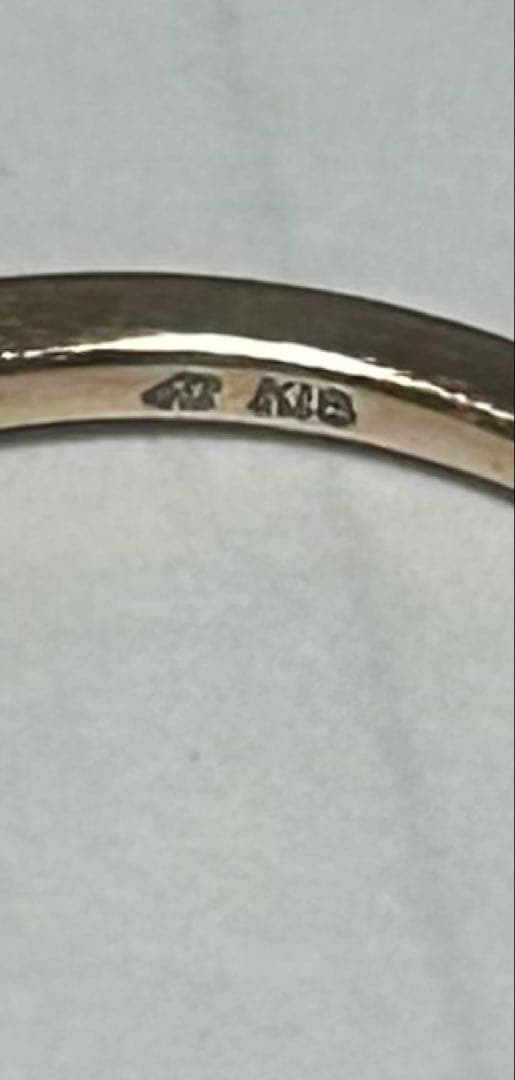 4℃ ハーフエタニティリング　K18 ピンクゴールド