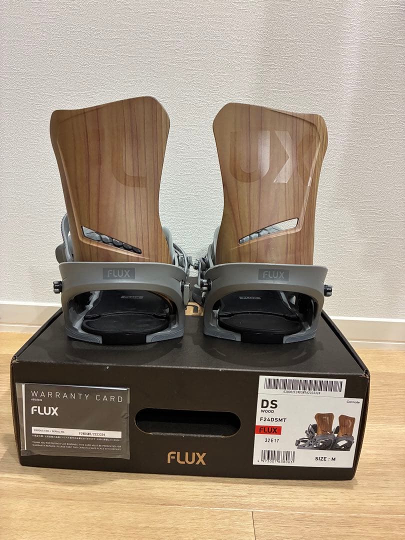23-24 FLUX DS WOOD М フラックス　ビンディング　スノーボード