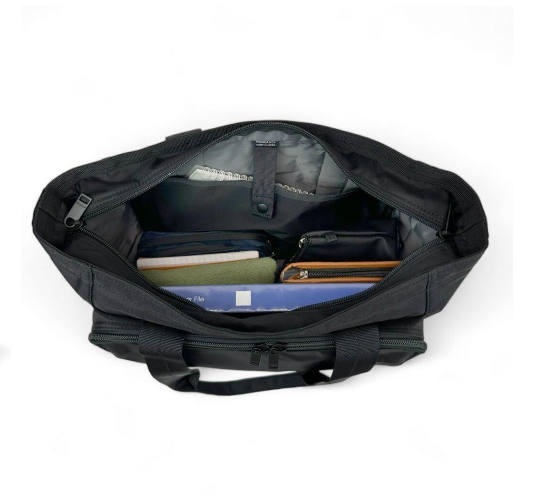 えがおさん　40 +500 PORTER トートバッグ ネイビー ブラック