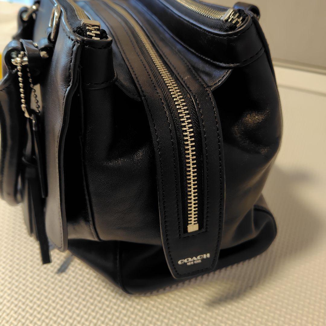 【美品】コーチ COACH レガシー ハンドバッグ ショルダー レザー 黒