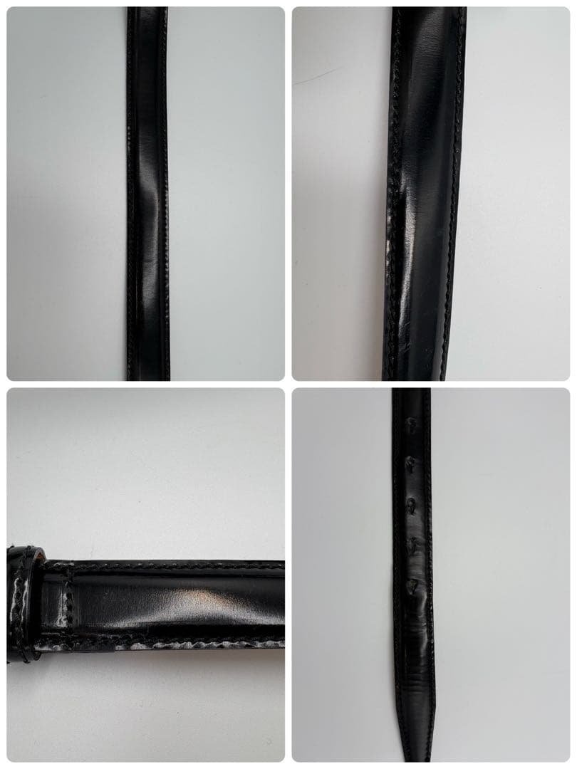 DSQUARED2 ディースクエアード　ベルト　レディース　ブラック　ストーン