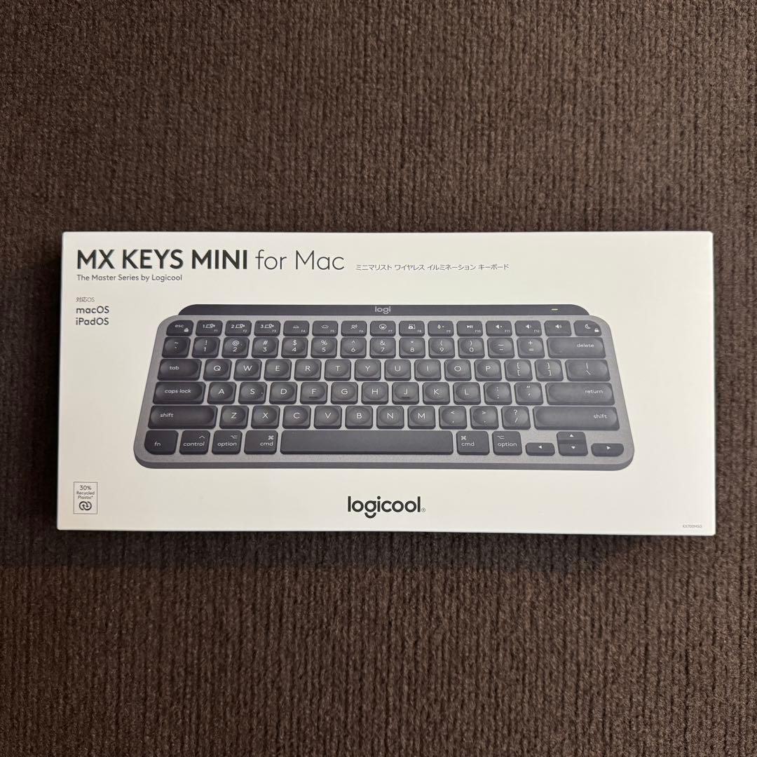 ロジクール MX KEYS mini for Mac スペースグレー