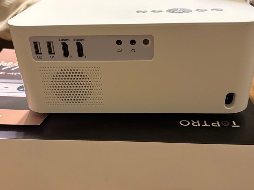 TOPTRO X6 ホワイト プロジェクター 本体