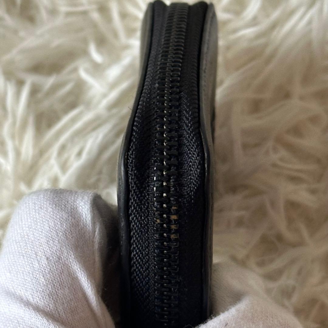 ✨️美品✨️ ケンゾー ケース タイガー 型押し レザー 黒 コンパクト