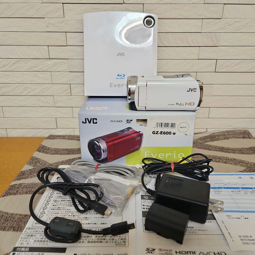 『美品』JVC GZ-E600　Everioビデオカメラ・BDライター付き