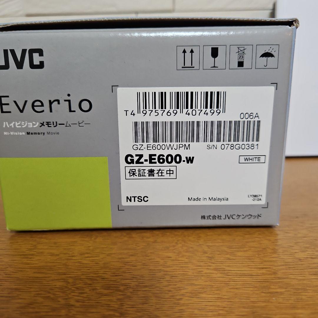 『美品』JVC GZ-E600　Everioビデオカメラ・BDライター付き