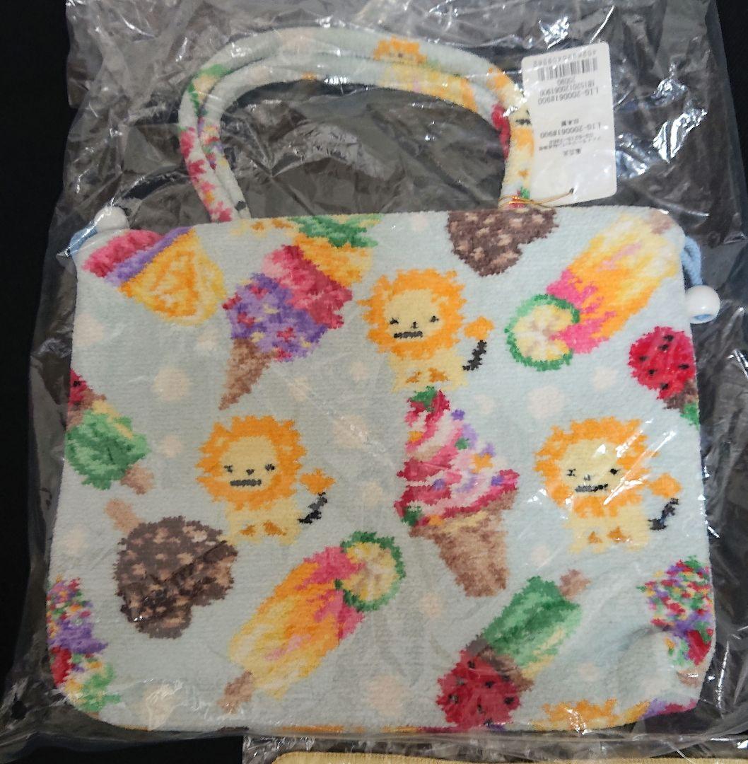 【新品】フェイラー バーニーズニューヨーク アイス柄バッグ&ポーチ&ハンカチ