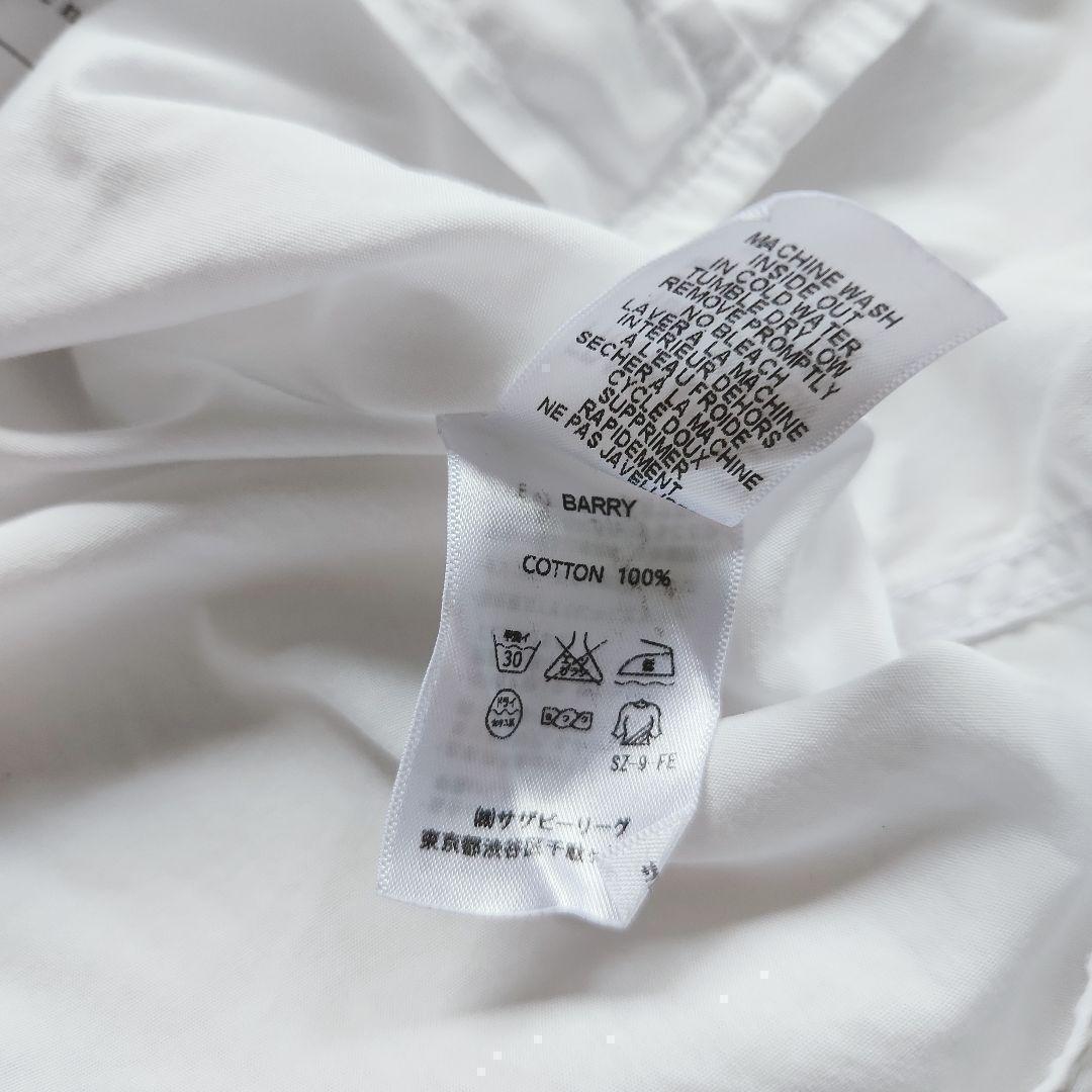 フランク&アイリーン 長袖シャツ 羽織り BARRY 綿100% ホワイト 白