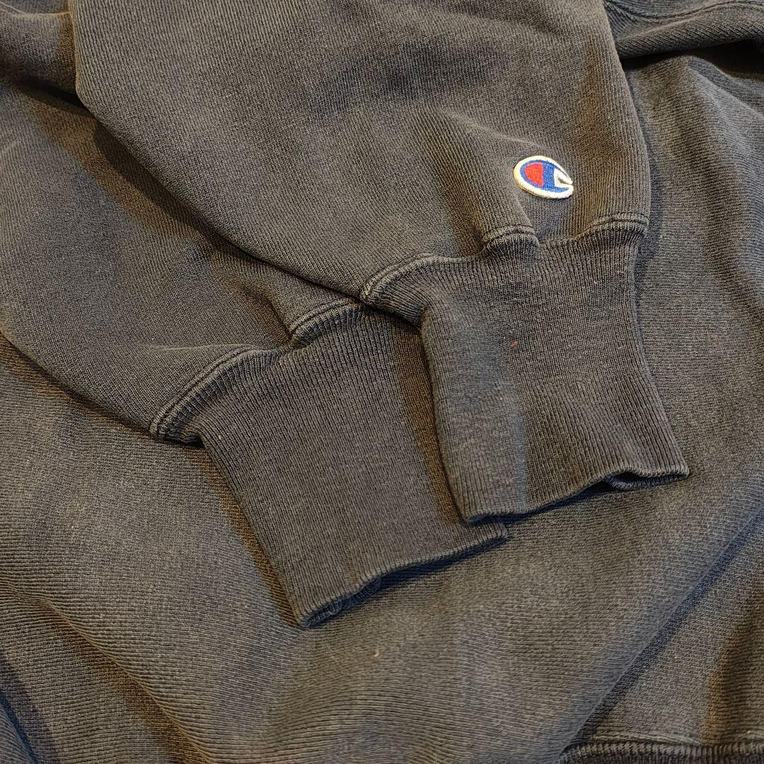 か*様 90s Champion リバースウィーブ 目あり XL 刺繍タグ 紺