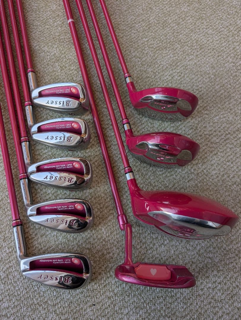 ワークスゴルフ Bisser レディースクラブ　9本セット　送料無料