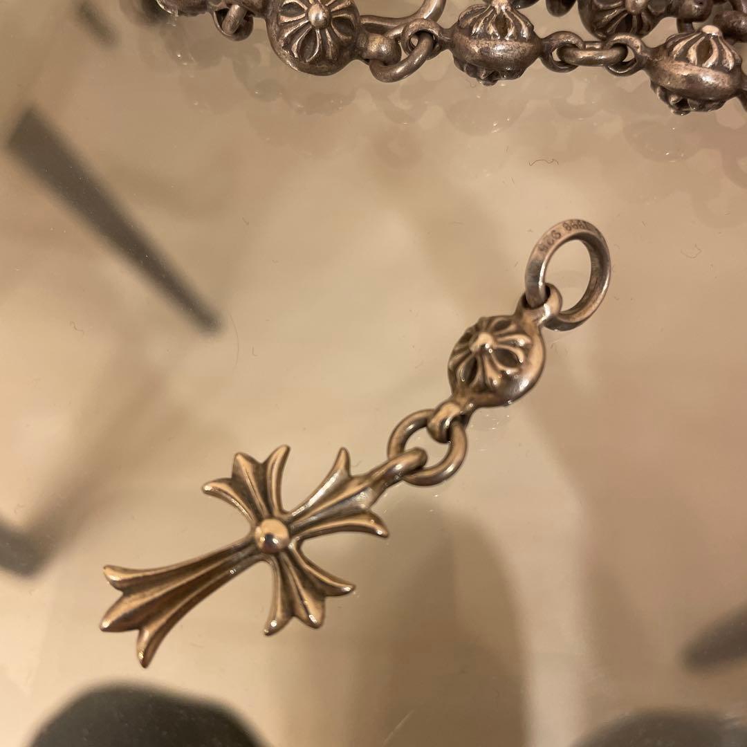 ポケ　クロムハーツ　ワンボールタイニーchクロス　ペンダント