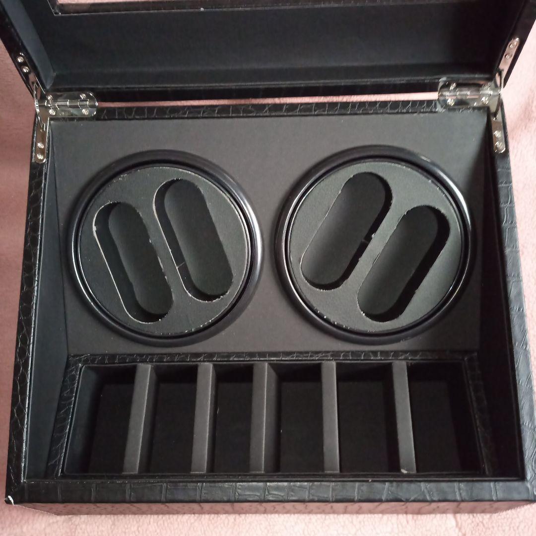 ワインディングマシーン 10本収納 腕時計 自動巻き ケース 静音 PUレザー